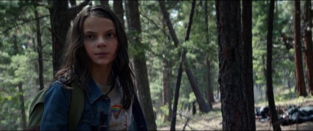 Logan. 3 Hugh Jackman Patrick Stewart et Dafne Keen dans Logan 2017