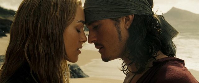 Pirates des Caraïbes : jusqu'au bout du monde. 5 Johnny Depp Orlando Bloom et Keira Knightley dans Pirates des Caraïbes : jusqu'au bout du monde 2007