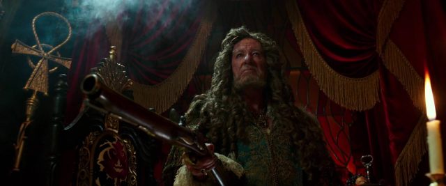 Pirates des Caraïbes : la vengeance de Salazar - Photos et affiches. 46 Johnny Depp Javier Bardem et Geoffrey Rush dans Pirates des Caraïbes : la vengeance de Salazar 2017