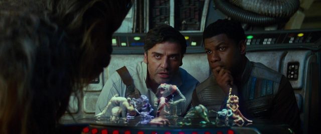 Daisy Ridley Adam Driver et Oscar Isaac dans Star Wars L'ascension de Skywalker Rise 2019