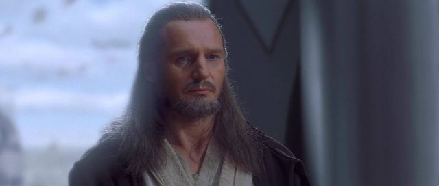 Star Wars : Episode I - La menace fantôme - Photos et affiches. 43 Liam Neeson Ewan McGregor et Nathalie Portman dans Star Wars La menace fantôme Phantom 1999