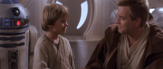 Star Wars : Episode I - La menace fantôme - Photos et affiches. 48 Liam Neeson Ewan McGregor et Nathalie Portman dans Star Wars La menace fantôme Phantom 1999