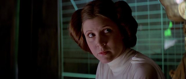 Mark Hamill Harrison Ford et Carrie Fisher dans Star Wars Un nouvel espoir New hope 1977