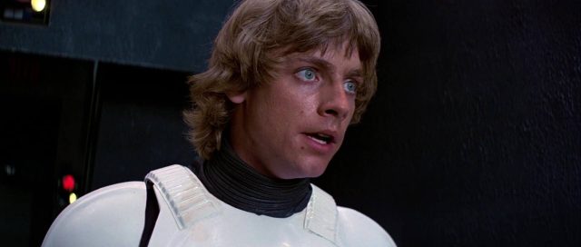 Mark Hamill Harrison Ford et Carrie Fisher dans Star Wars Un nouvel espoir New hope 1977