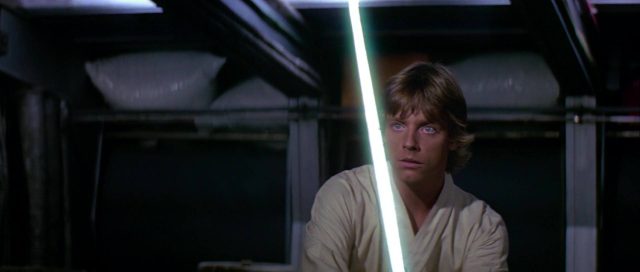 Mark Hamill Harrison Ford et Carrie Fisher dans Star Wars Un nouvel espoir New hope 1977