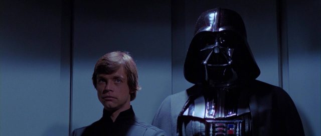 Mark Hamill Harrison Ford et Carrie Fisher dans Star Wars Le retour du Jedi Return 1983