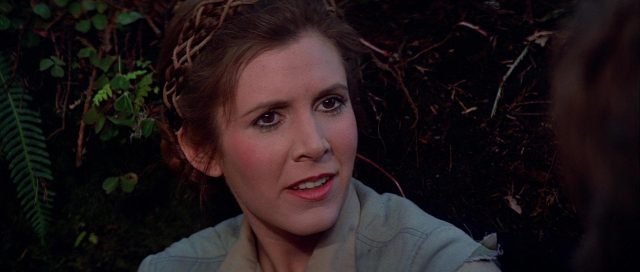 Mark Hamill Harrison Ford et Carrie Fisher dans Star Wars Le retour du Jedi Return 1983