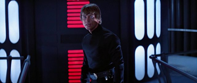 Mark Hamill Harrison Ford et Carrie Fisher dans Star Wars Le retour du Jedi Return 1983
