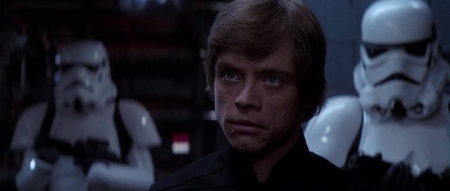 Mark Hamill Harrison Ford et Carrie Fisher dans Star Wars Le retour du Jedi Return 1983
