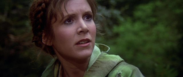 Mark Hamill Harrison Ford et Carrie Fisher dans Star Wars Le retour du Jedi Return 1983