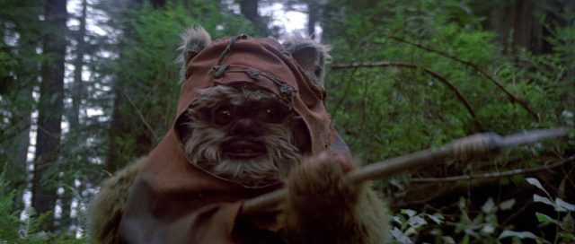 Mark Hamill Harrison Ford et Carrie Fisher dans Star Wars Le retour du Jedi Return 1983