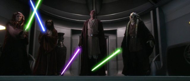 Star Wars : Episode III - La revanche des Sith - Photos et affiches. 37 Hayden Christensen Ewan McGregor et Nathalie Portman dans Star Wars La revanche des Sith Revenge 2005