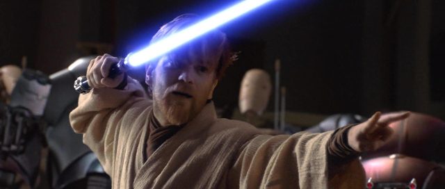 Star Wars : Episode III - La revanche des Sith - Photos et affiches. 38 Hayden Christensen Ewan McGregor et Nathalie Portman dans Star Wars La revanche des Sith Revenge 2005