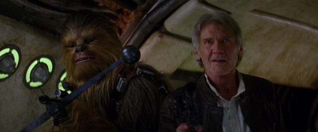 Star Wars : Episode VII - Le réveil de la force. 7 Daisy Ridley Adam Driver et Oscar Isaac dans Star Wars Le réveil de la force Awakens 2015