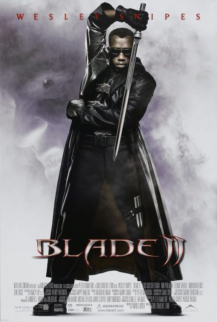 Blade 2. 1 Affiche Poster de Blade 2 avec Wesley Snipes 2002