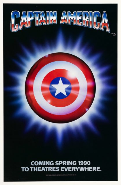 Captain America (1990) - Streaming. 1 affiche poster captain america disney marvel
