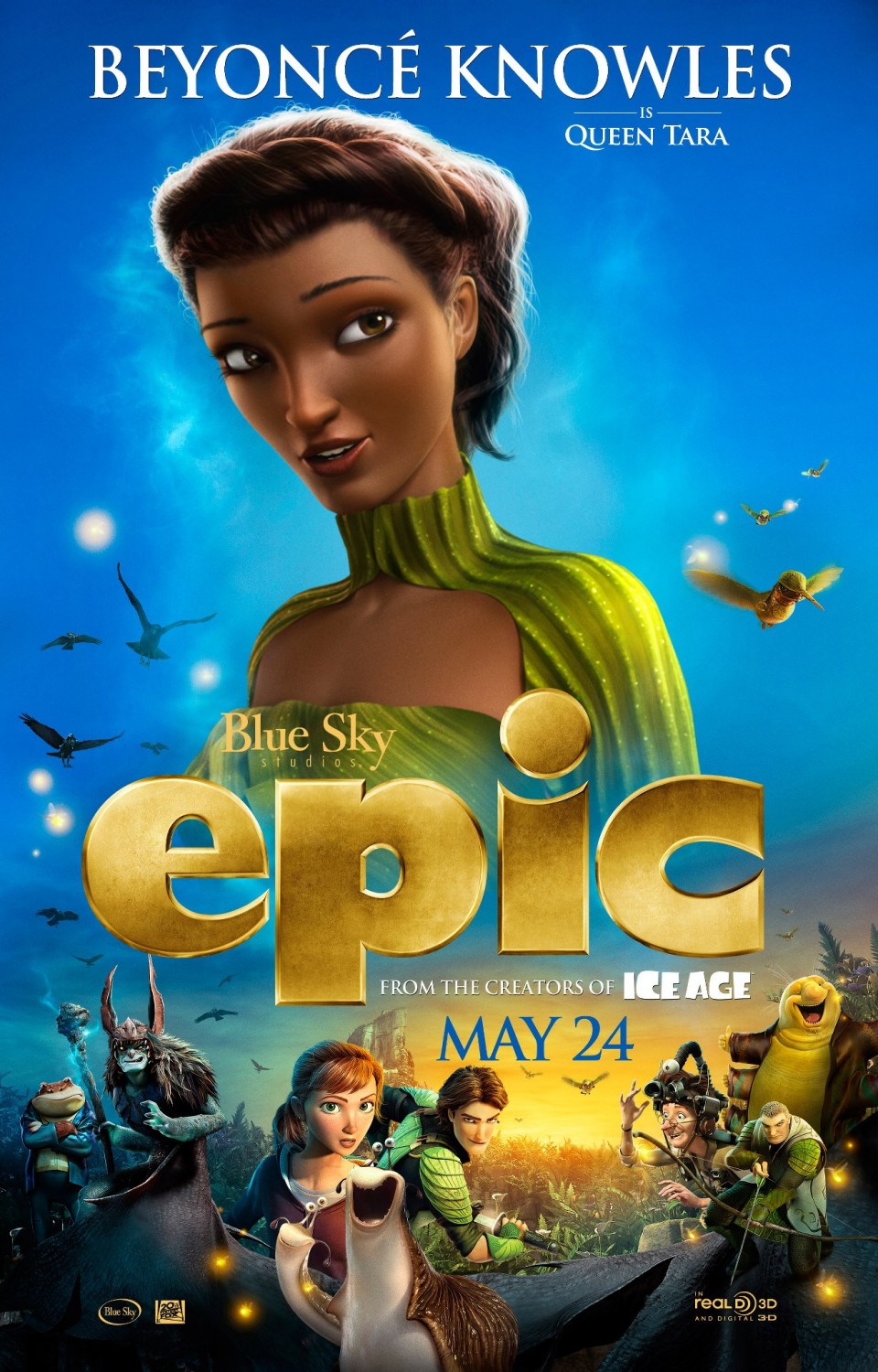 affiche poster epic bataille royaume secret disney blue sky