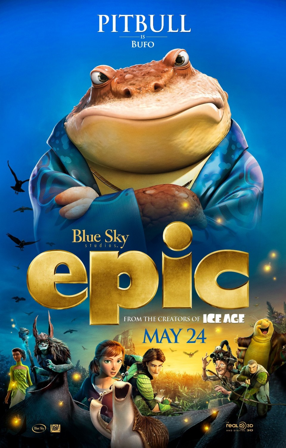 affiche poster epic bataille royaume secret disney blue sky
