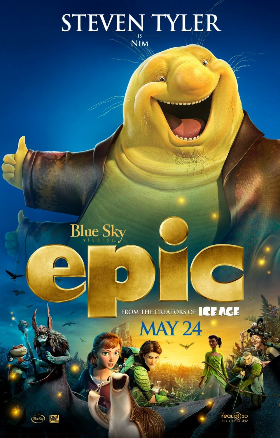 affiche poster epic bataille royaume secret disney blue sky
