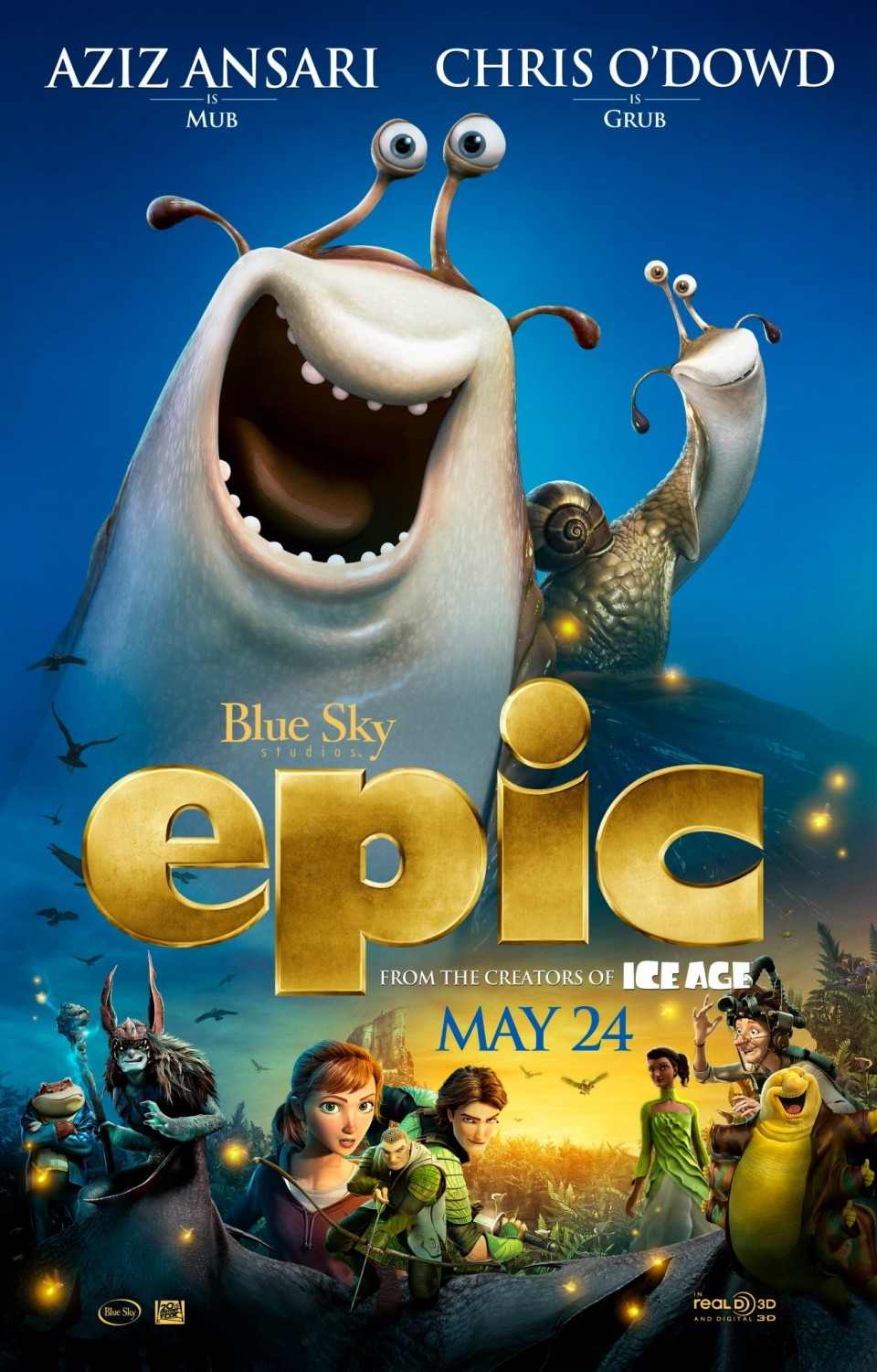 affiche poster epic bataille royaume secret disney blue sky
