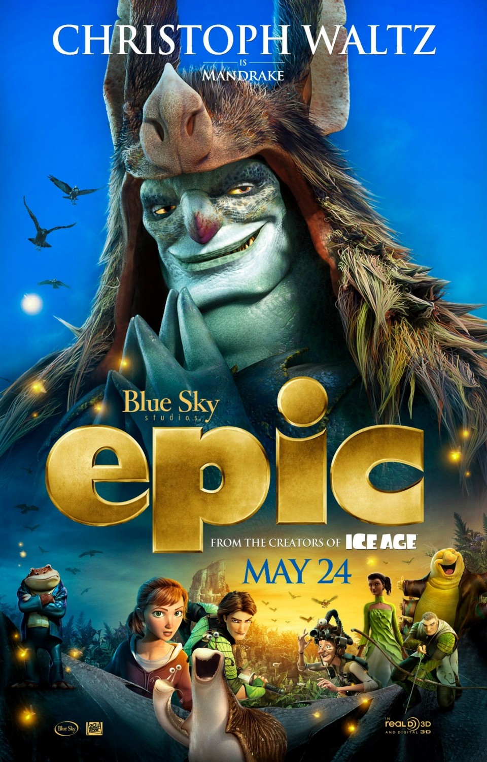 affiche poster epic bataille royaume secret disney blue sky