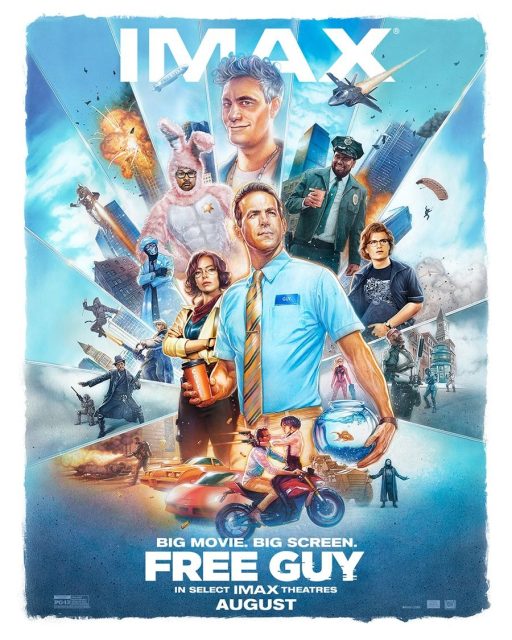 affiche poster free guy disney
