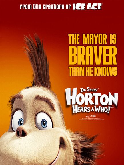 affiche poster horton hears who disney blue sky