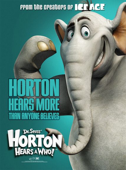 affiche poster horton hears who disney blue sky