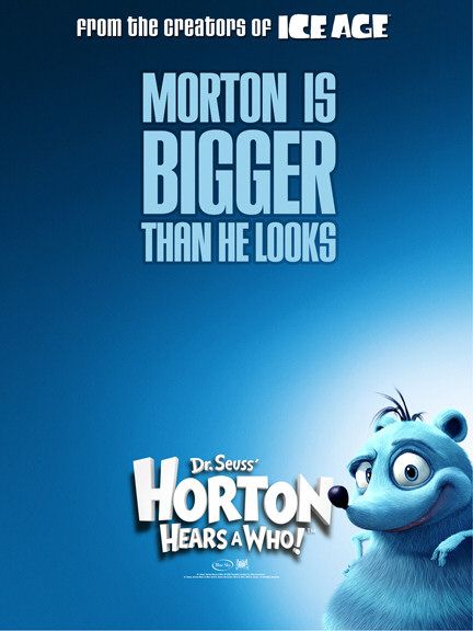 affiche poster horton hears who disney blue sky