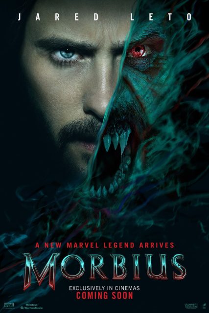 Morbius - Photos et affiches. 2 affiche poster morbius marvel