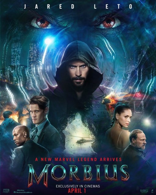 Morbius - Photos et affiches. 5 affiche poster morbius marvel