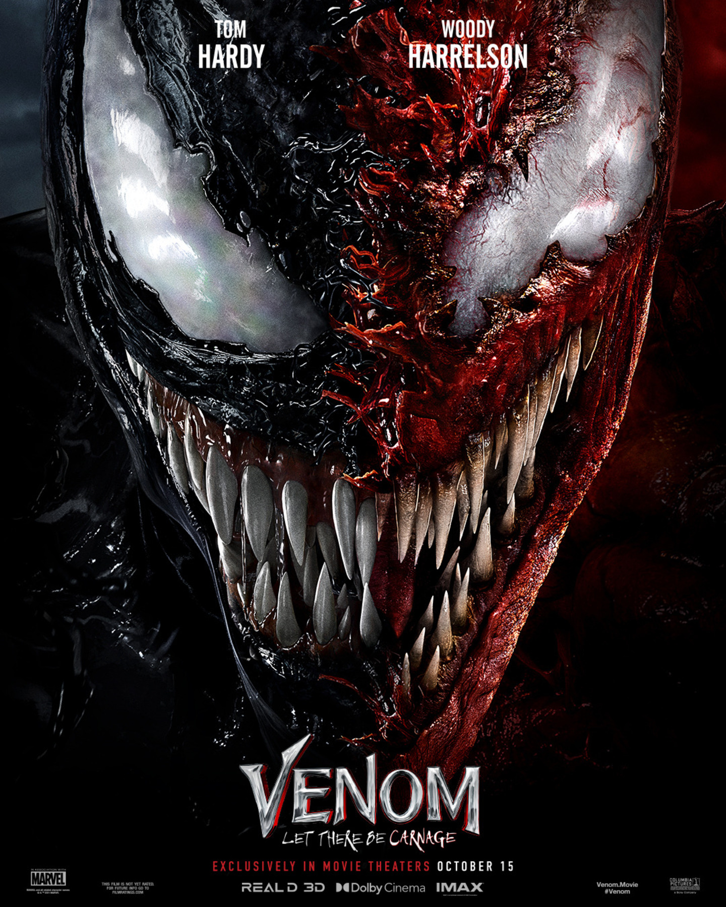 Venom : let there be Carnage - Photos et affiches. 5 affiche poster venom let there be carnage disney marvel