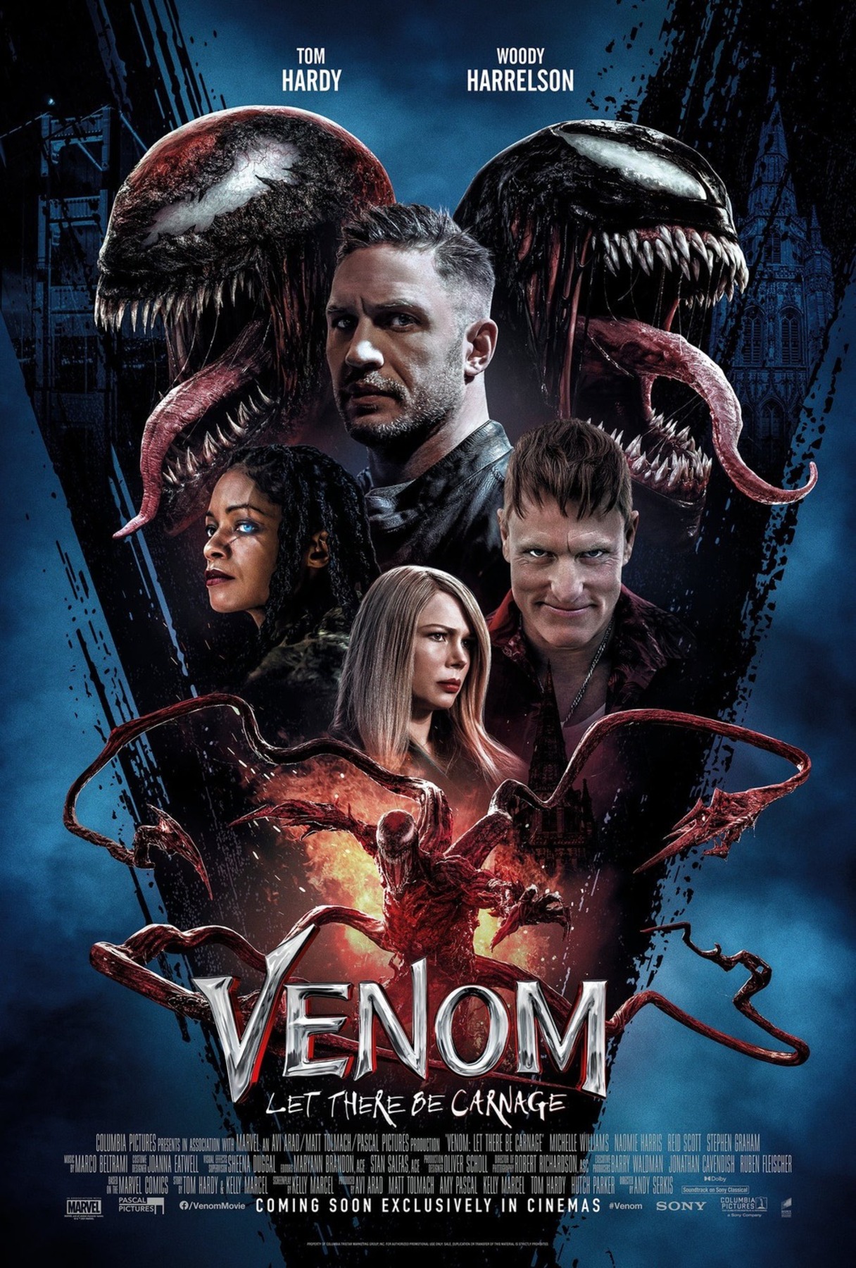 Venom : let there be Carnage - Photos et affiches. 3 affiche poster venom let there be carnage disney marvel