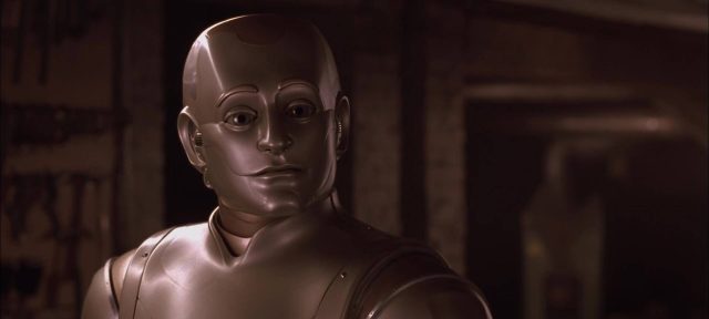 Robin Williams et Sam Neill dans L'homme bicentenaire Bicentennial Man 1999