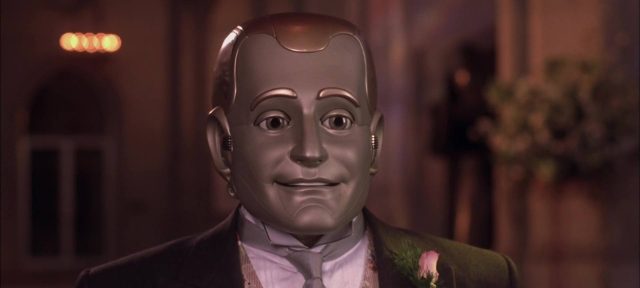 Robin Williams et Sam Neill dans L'homme bicentenaire Bicentennial Man 1999