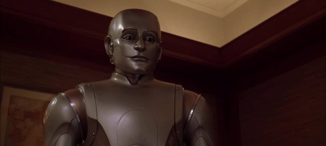 Robin Williams et Sam Neill dans L'homme bicentenaire Bicentennial Man 1999