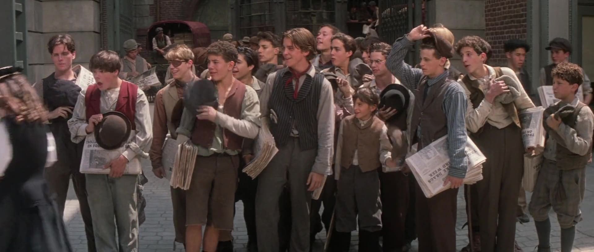 image newsies news boys