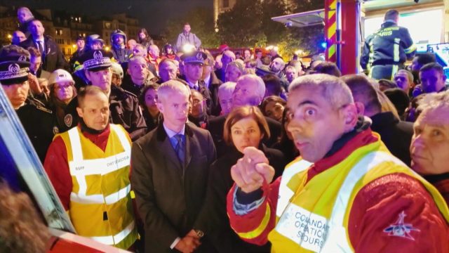 image notre dame epreuve feu agains inferno disney nat geo