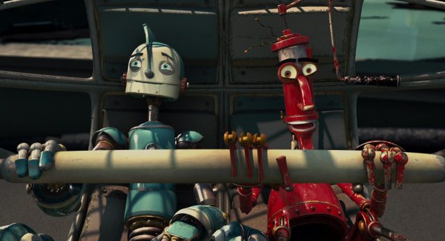 Robots. 4 image robots disney blue sky