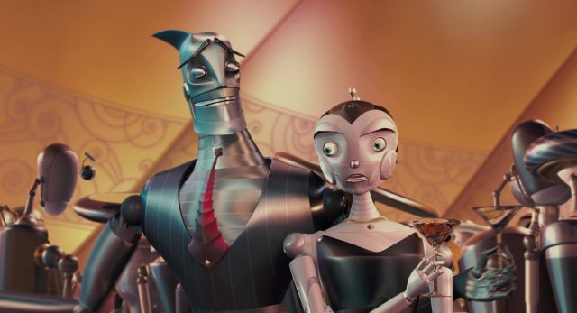 Robots. 3 image robots disney blue sky