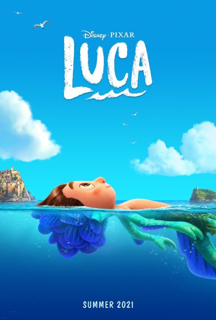 Luca - Photos et affiches. 3 Affiche Poster de Luca Pixar 2021