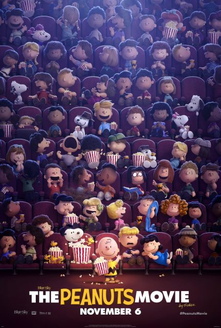 affiche poster snoopy peanuts film movie disney blue sky