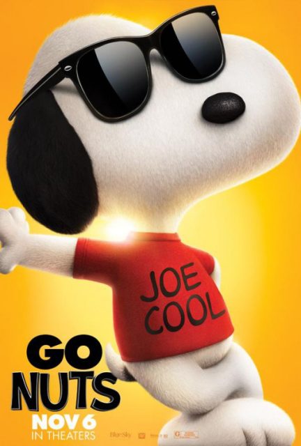 affiche poster snoopy peanuts film movie disney blue sky