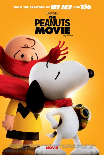 affiche poster snoopy peanuts film movie disney blue sky