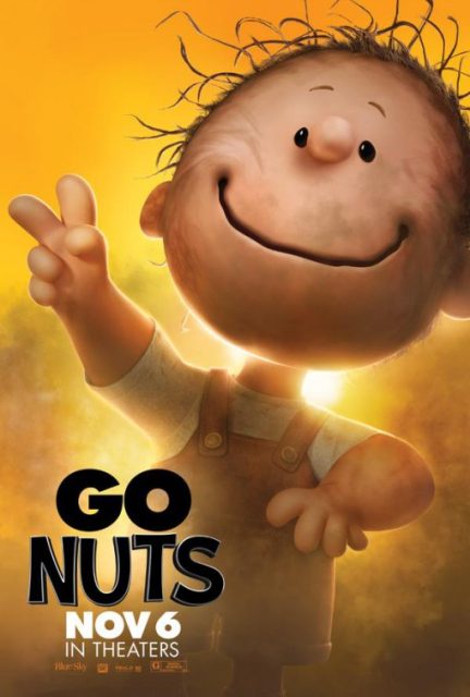 affiche poster snoopy peanuts film movie disney blue sky