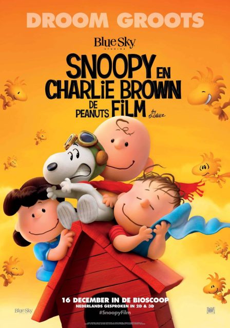 affiche poster snoopy peanuts film movie disney blue sky