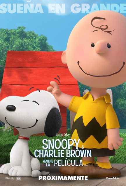 affiche poster snoopy peanuts film movie disney blue sky