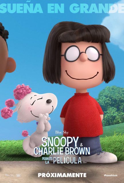 affiche poster snoopy peanuts film movie disney blue sky