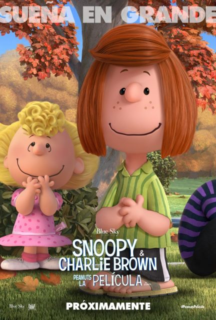 affiche poster snoopy peanuts film movie disney blue sky