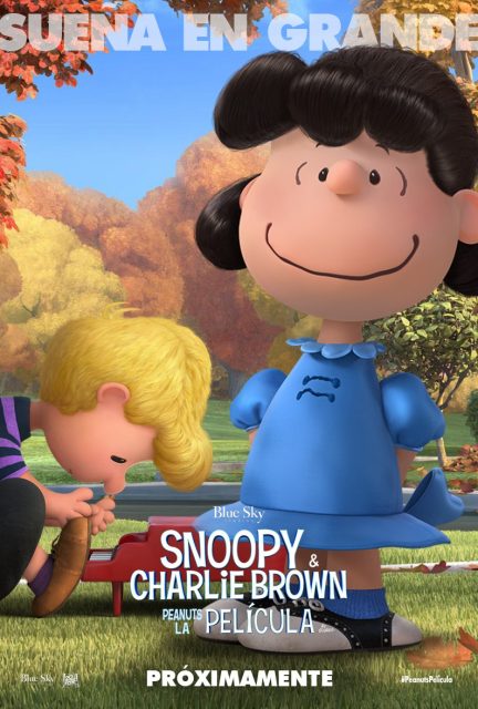 affiche poster snoopy peanuts film movie disney blue sky